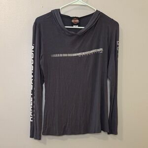 Harley-Davidson Charcoal Long Sleeve Tee